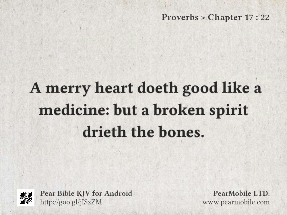 Proverbs, Chapter 17:22
